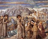 Benozzo di Lese di Sandro Gozzoli Scenes from the Life of St Francis (Scene 7, south wall) painting